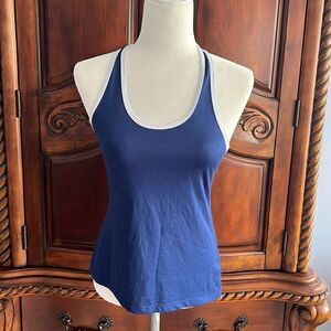 Blue athletic tank- size XS